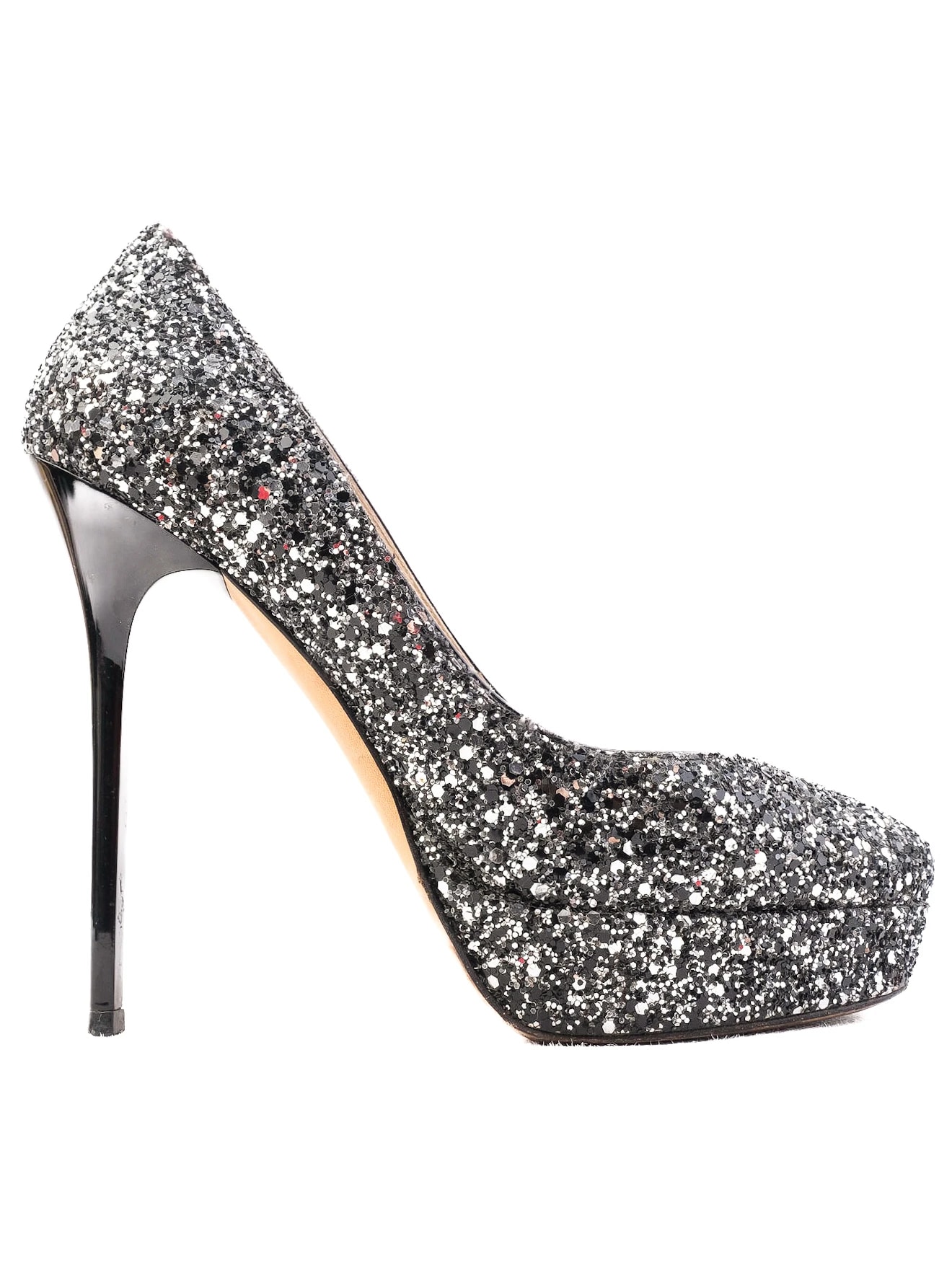 Jimmy Choo Gray Leather Pumps — 2