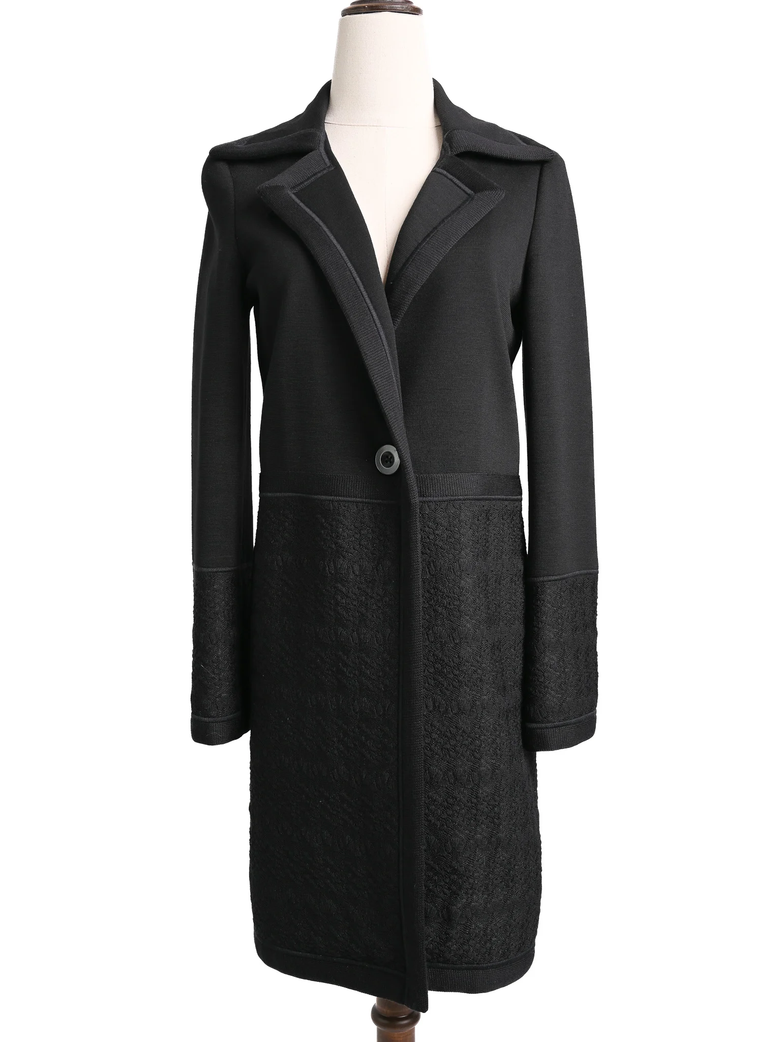 Missoni Black Polyester Coat — 3