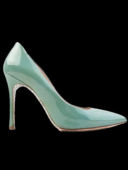 Miu Miu Green Leather Pumps — photo 1
