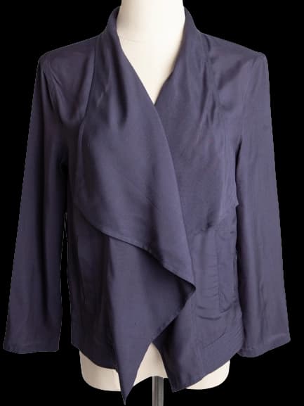 DKNY Blue Viscose Blazer — photo 1