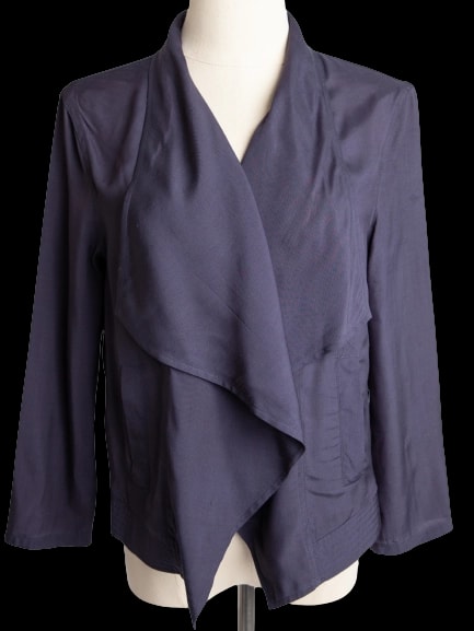 DKNY Blue Viscose Blazer — 1