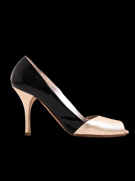 Giuseppe Zanotti Leather Mid Heel Pumps — 1