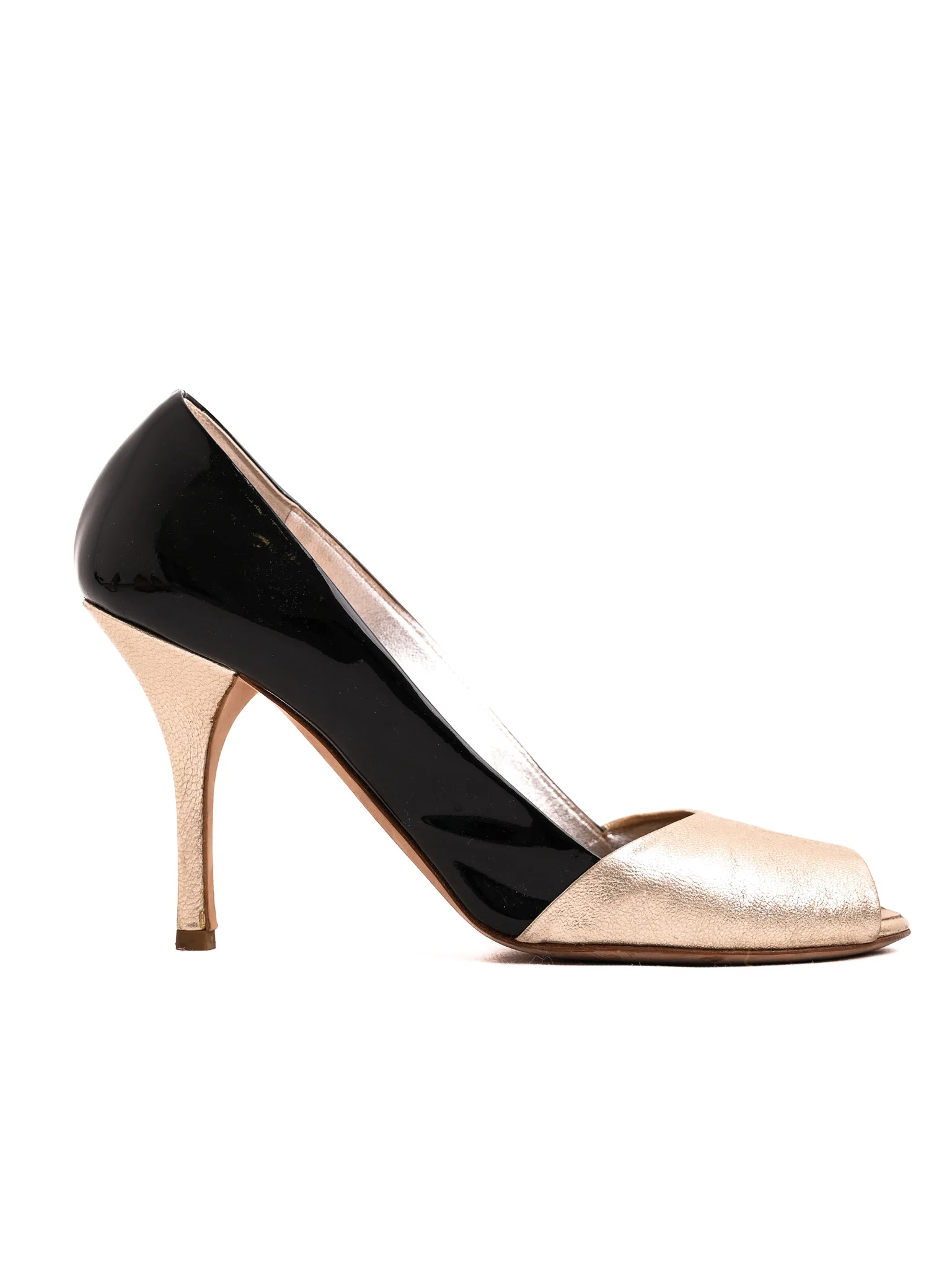 Giuseppe Zanotti Leather Mid Heel Pumps — 2