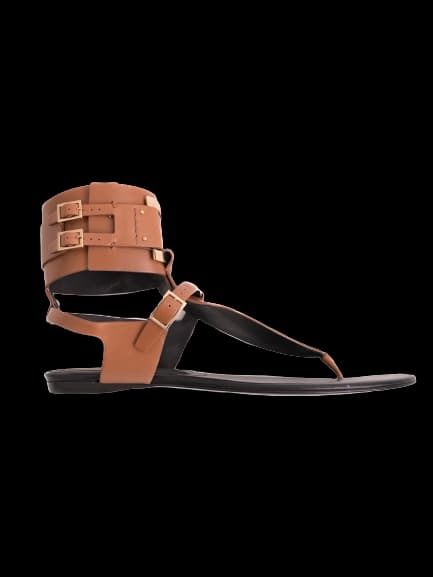 Roger Vivier Orange Leather Sandals — photo 1