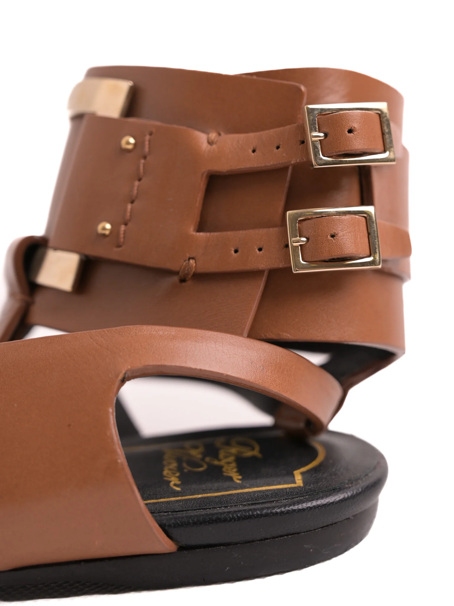 Roger Vivier Orange Leather Sandals — 3