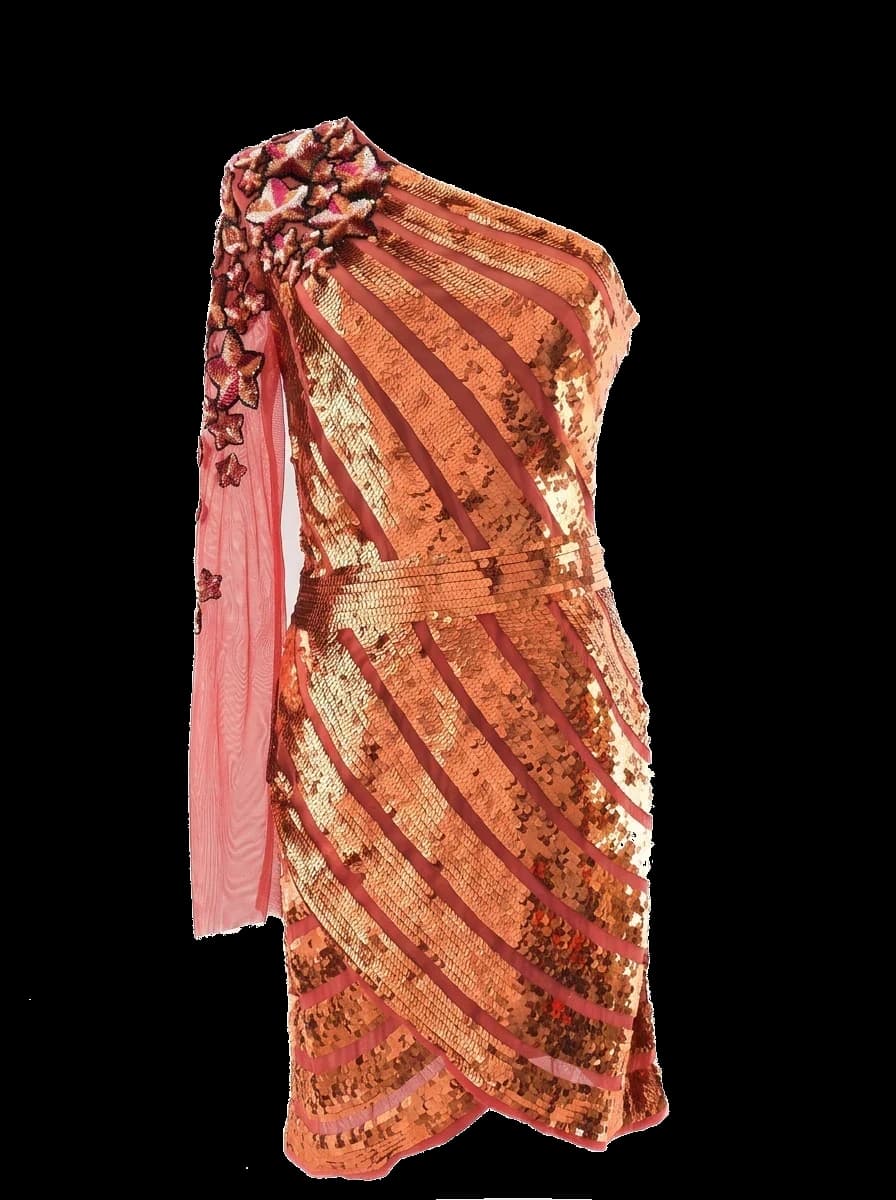 Elisabetta Franchi Pink Nylon Evening — photo 1