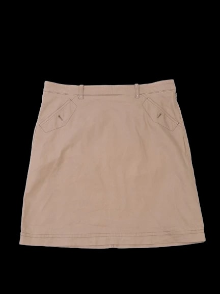 Hugo Boss Orange Cotton Pencil Skirt — 1