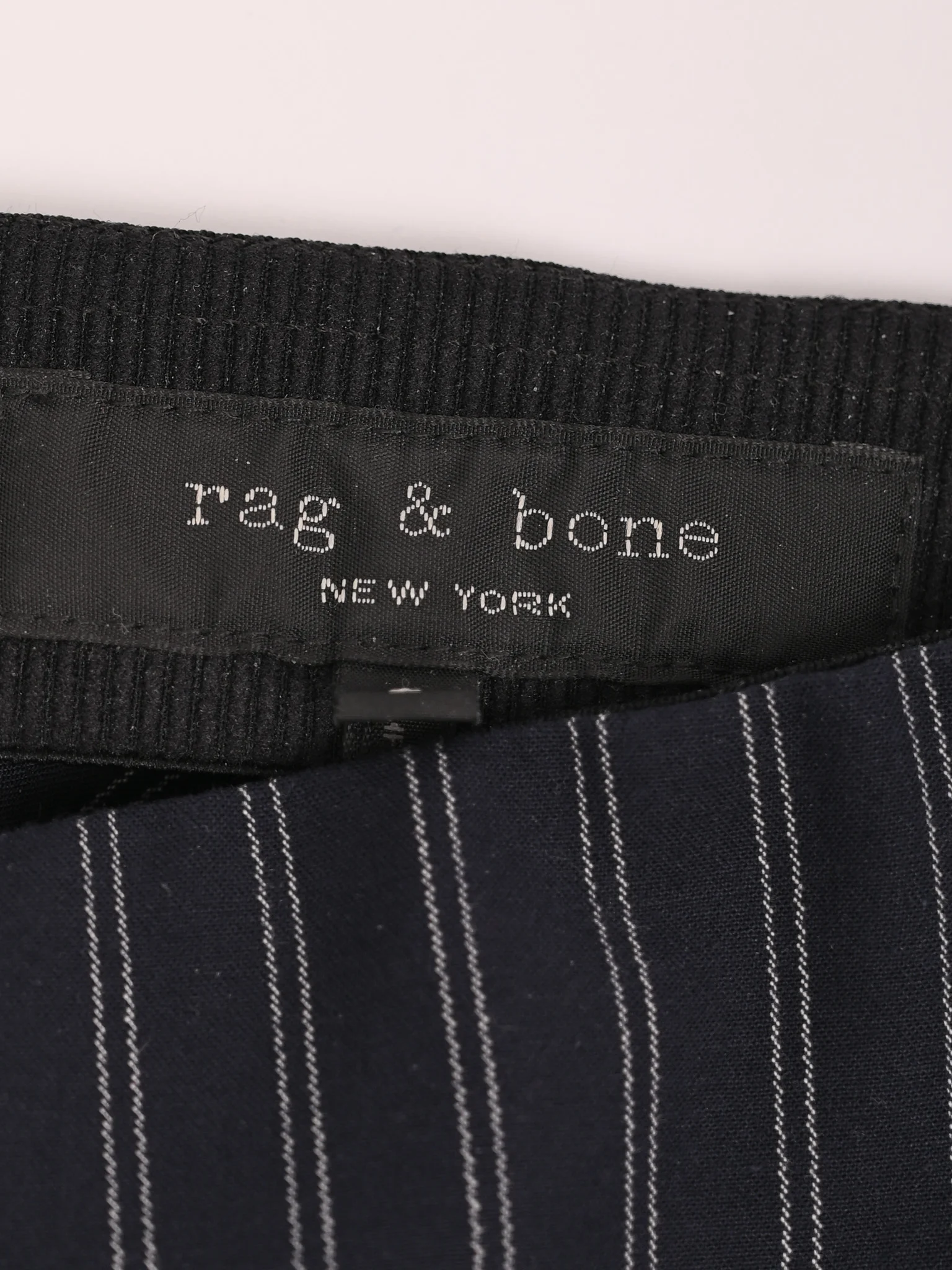 Rag&Bone Black Cotton Casual Trousers — 2