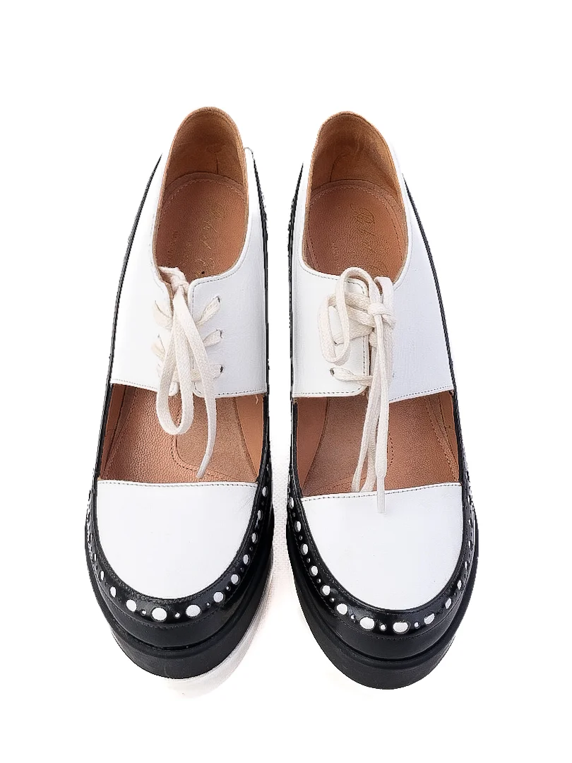 Robert Clergerie Leather Flat Shoes — 3