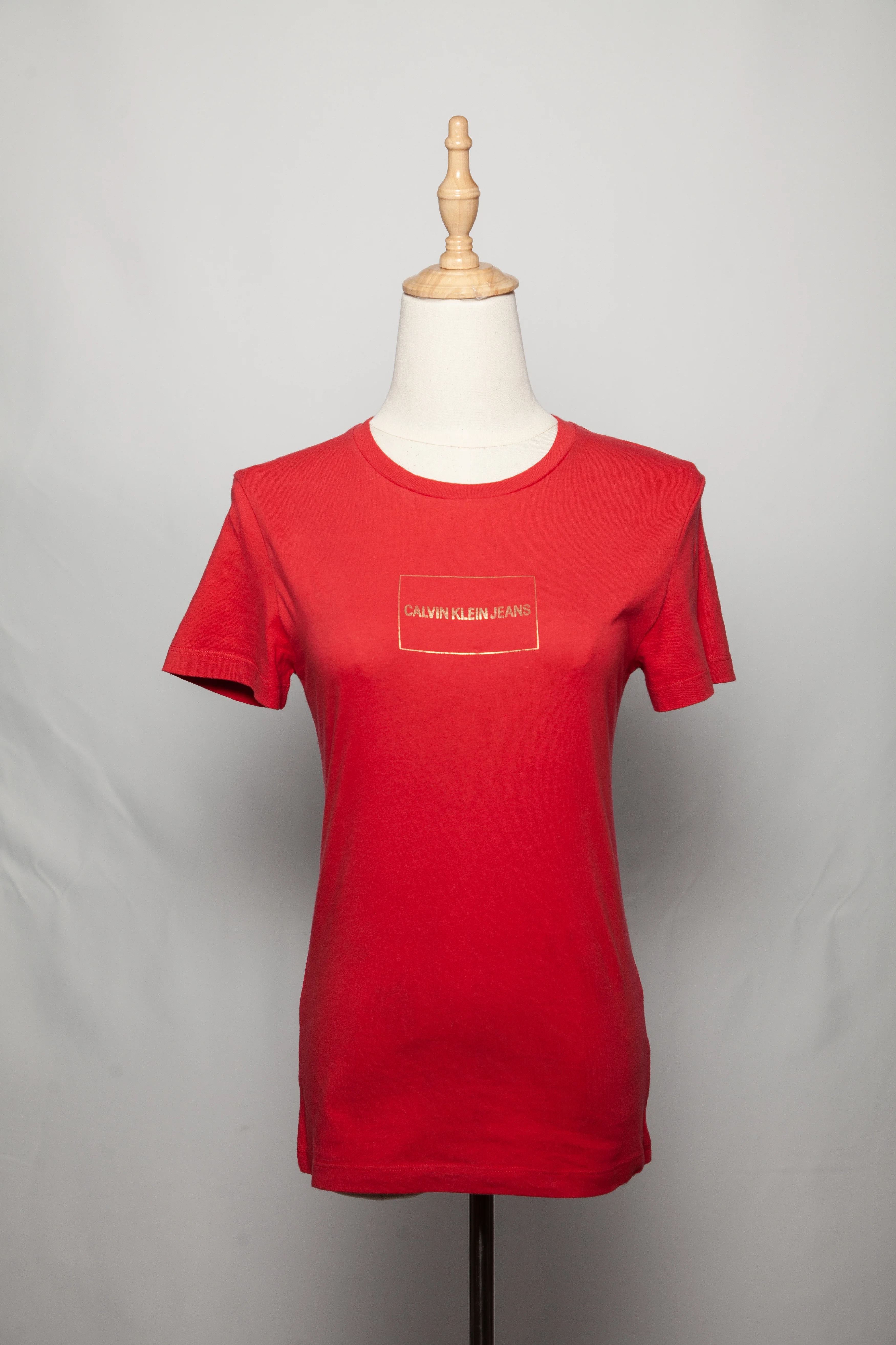 Calvin Klein Red Cotton T-Shirt — 2