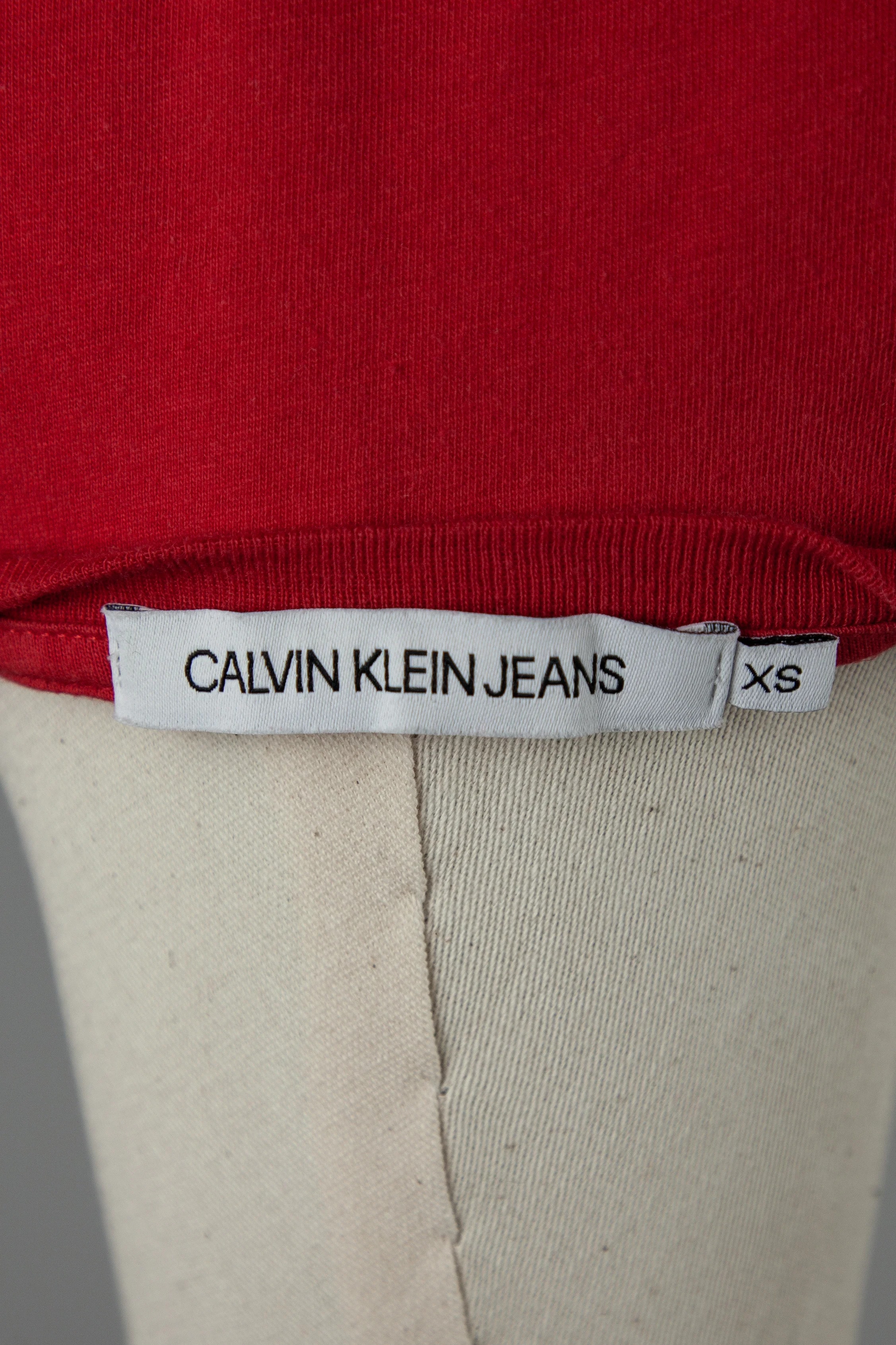 Calvin Klein Red Cotton T-Shirt — 3