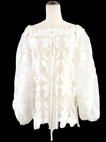 Anne Fontaine White Polyester Blouse — photo 1