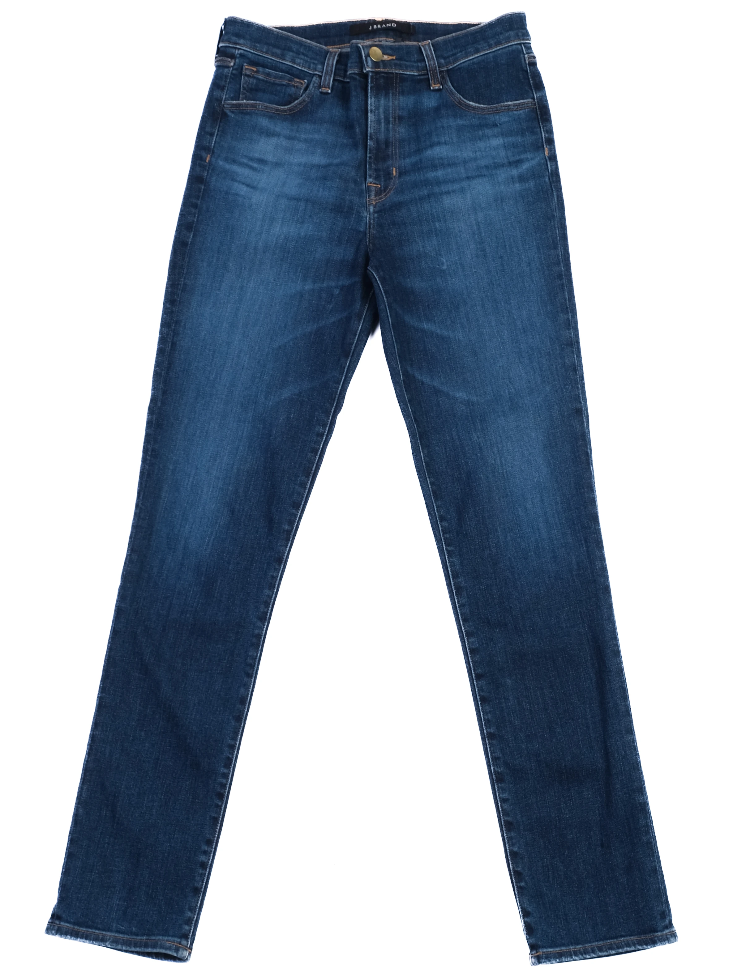 J Brand Blue Cotton Mom Jeans — 2