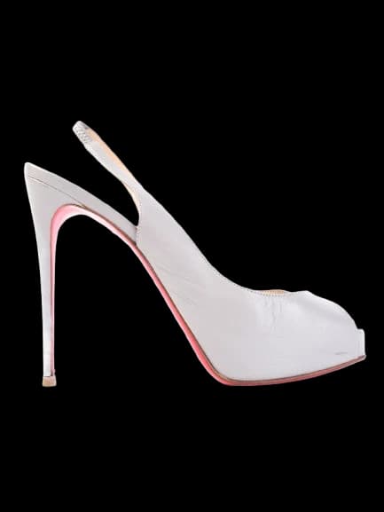 Christian Louboutin Gray Leather Sandals — photo 1