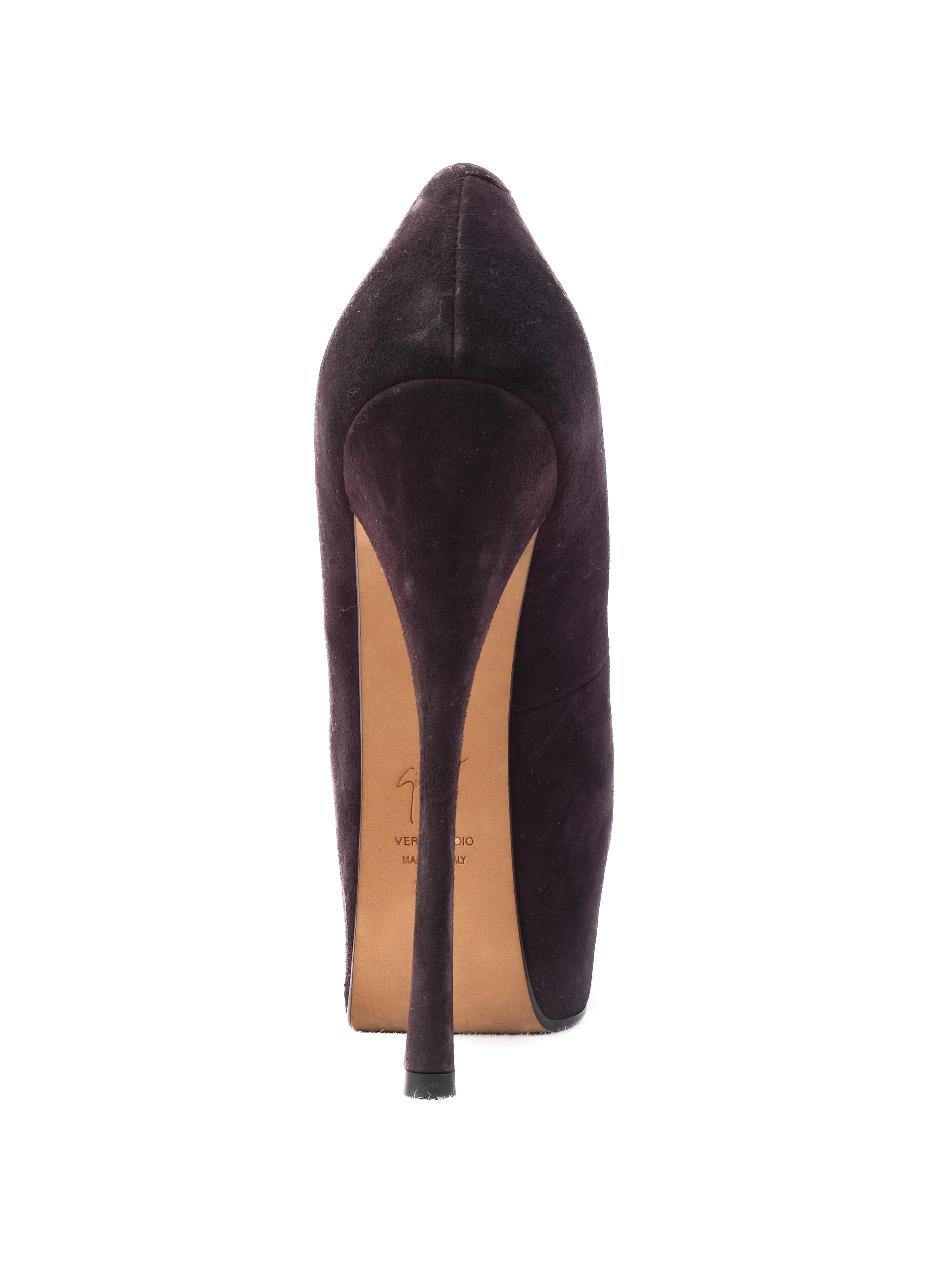 Giuseppe Zanotti Purple Genuine suede Pumps — 3