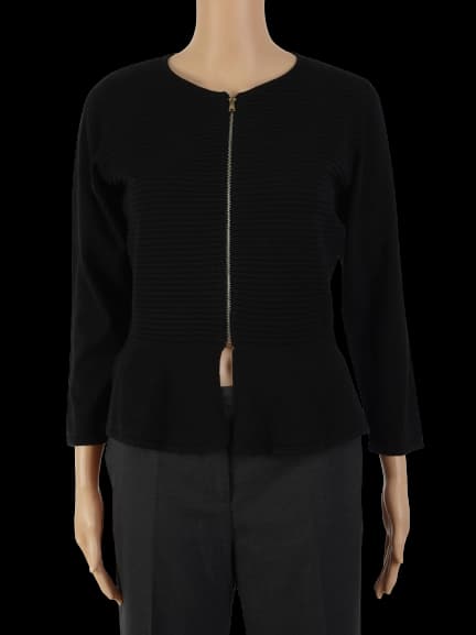 Intrend Black Viscose Pullover — photo 1