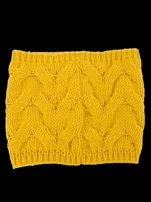 Designer Yellow Wool of lana Scarf — photo 1