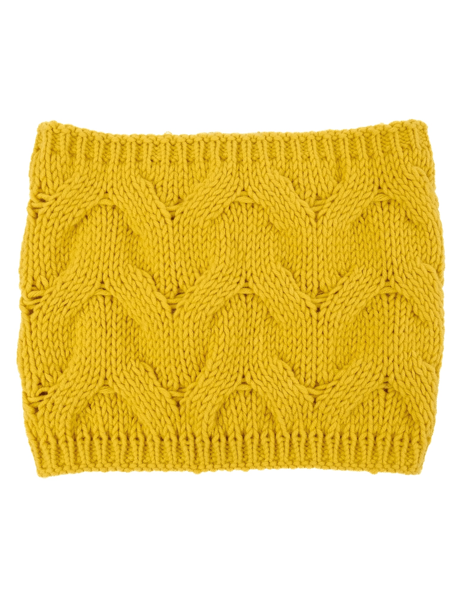 Designer Yellow Wool of lana Scarf — 2
