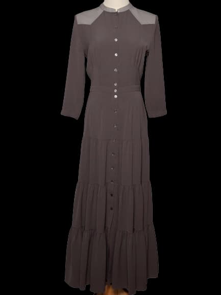 Like Yana Gray Viscose Dress — photo 1