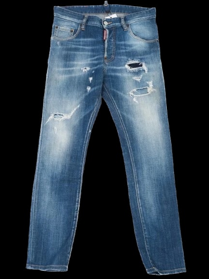 Dsquared2 Blue Cotton Skinny Jeans — 1