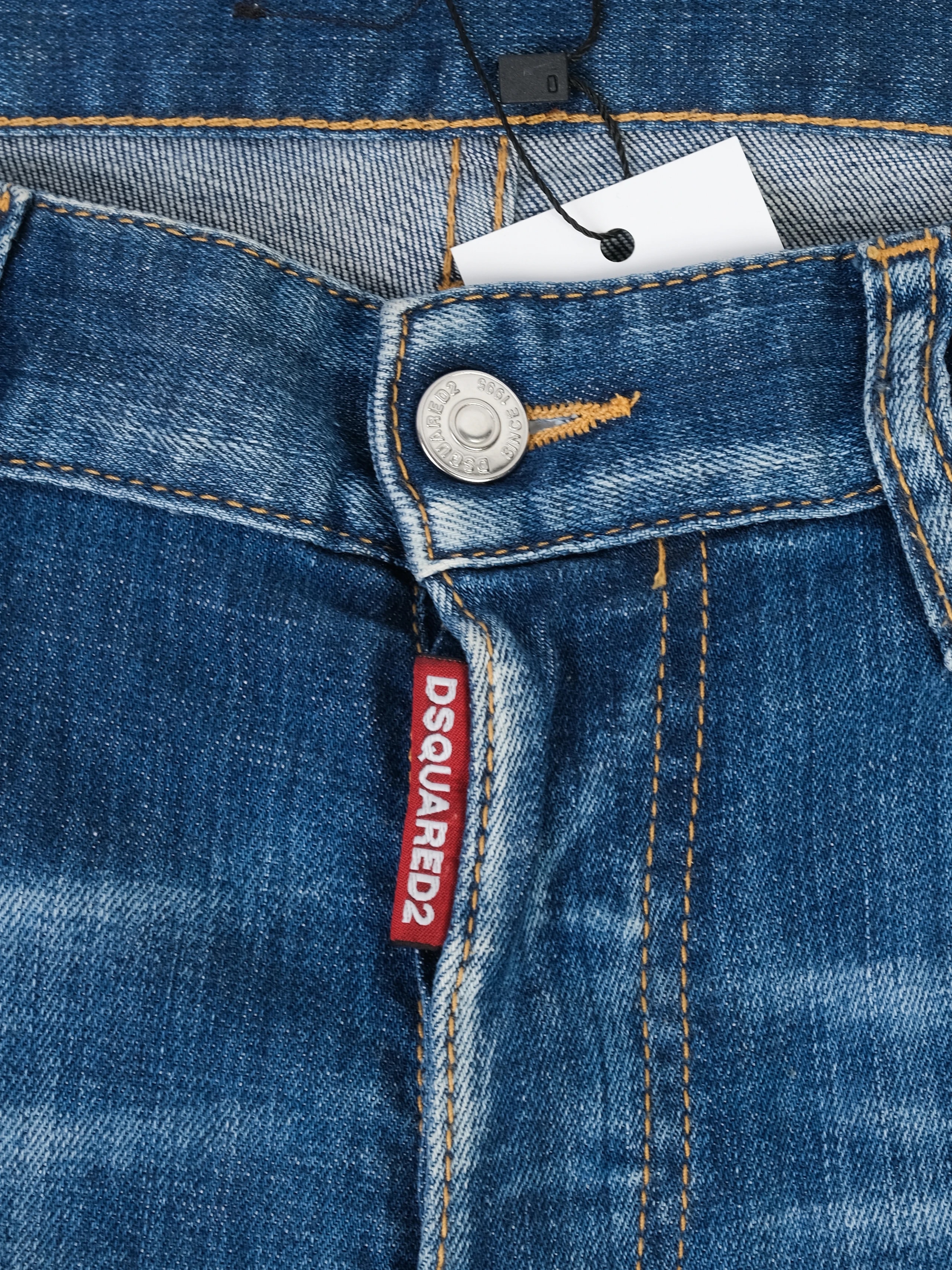 Dsquared2 Blue Cotton Skinny Jeans — 3
