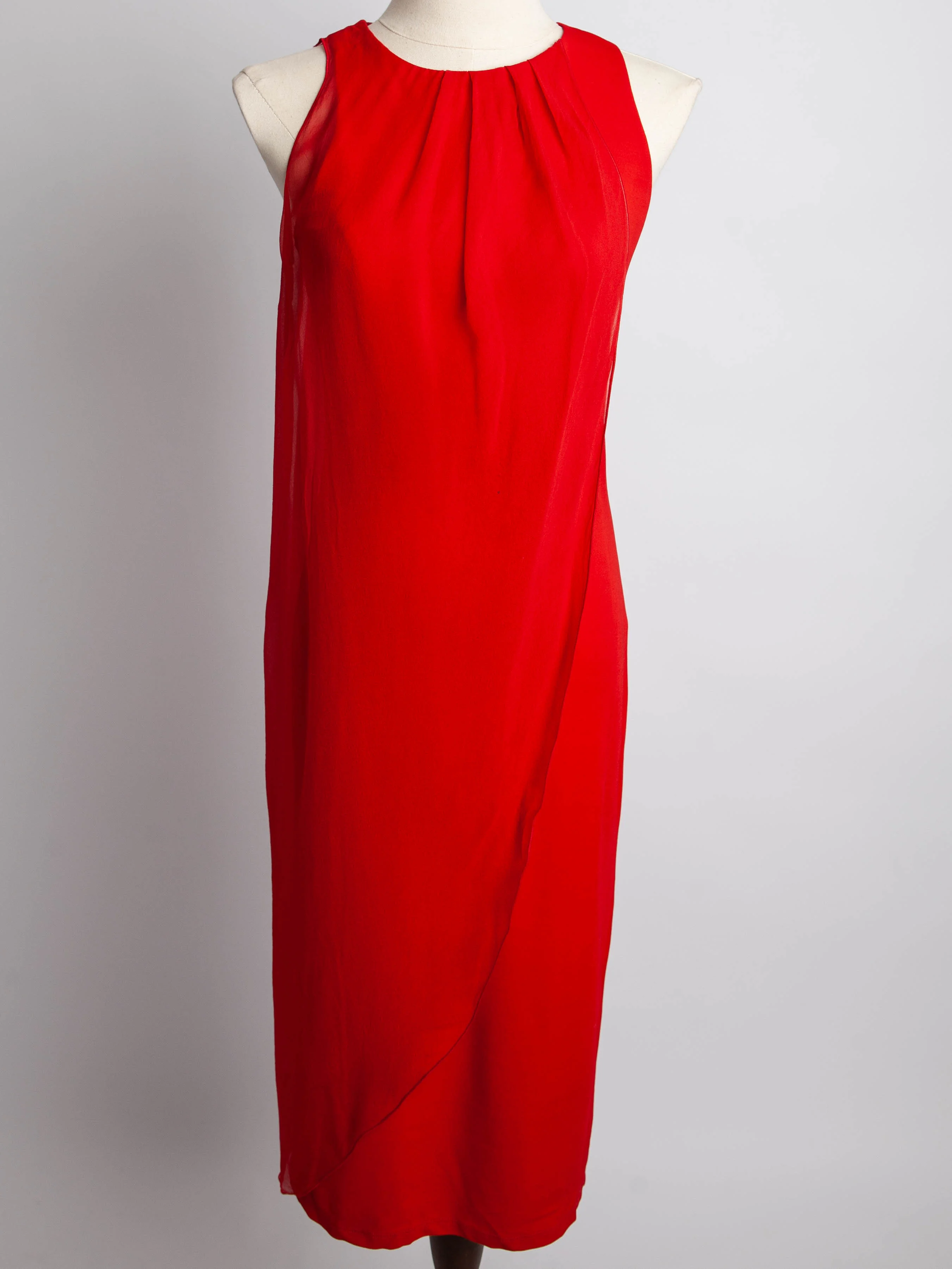 Max Mara Red Polyester Sleeveless Dress — 2