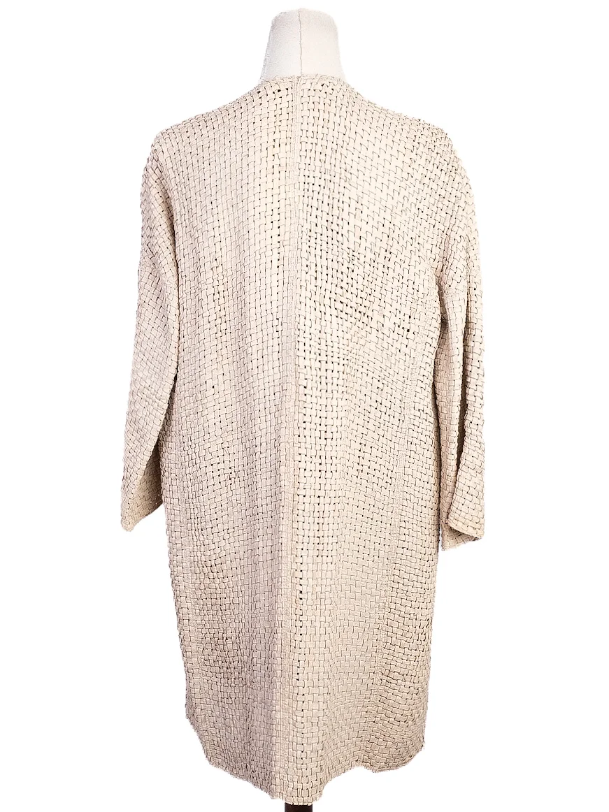 Kaufmanfranco White Leather Coat — 3
