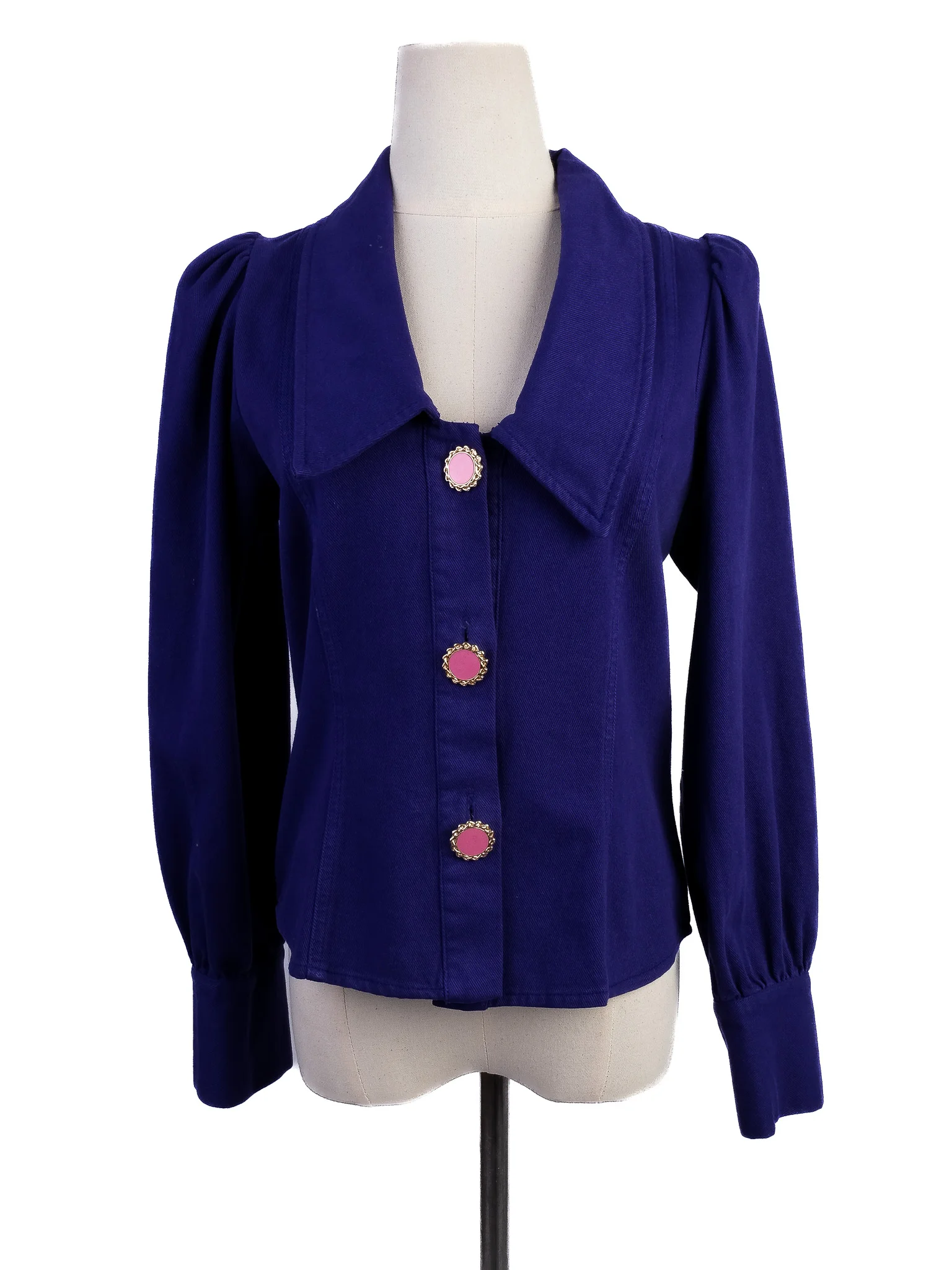 Uterque Purple Velvet Blazer — 2