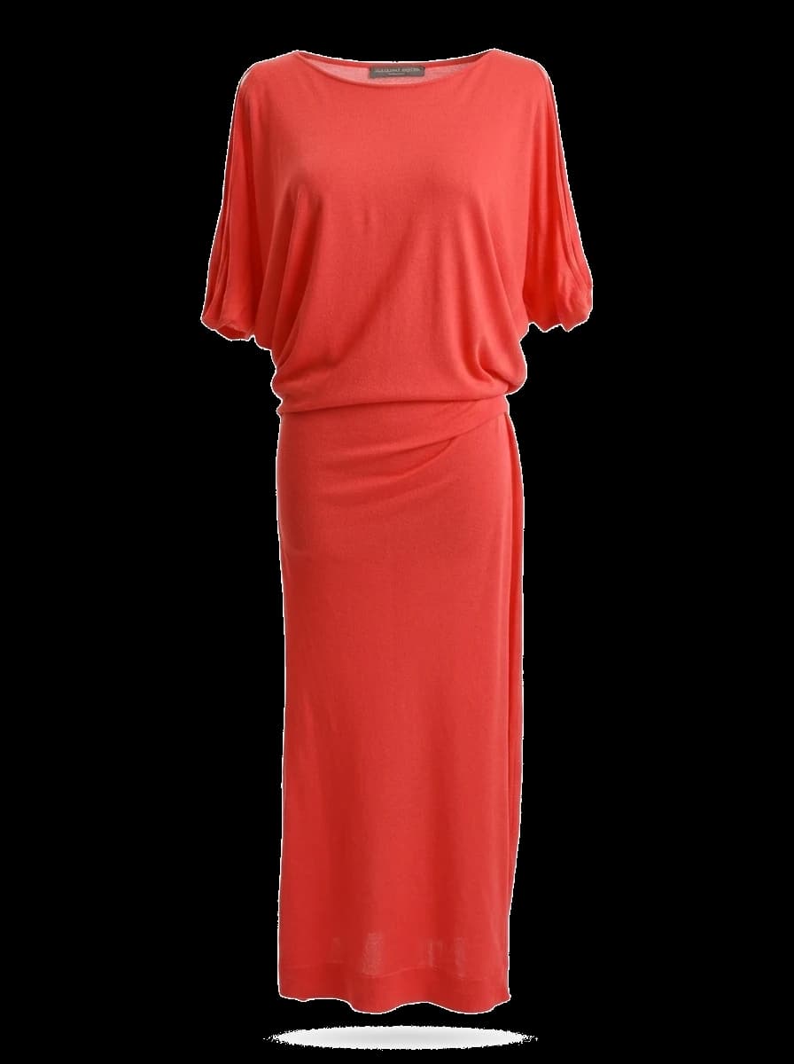 Alexander McQueen Red Cotton Maxi Dress — photo 1