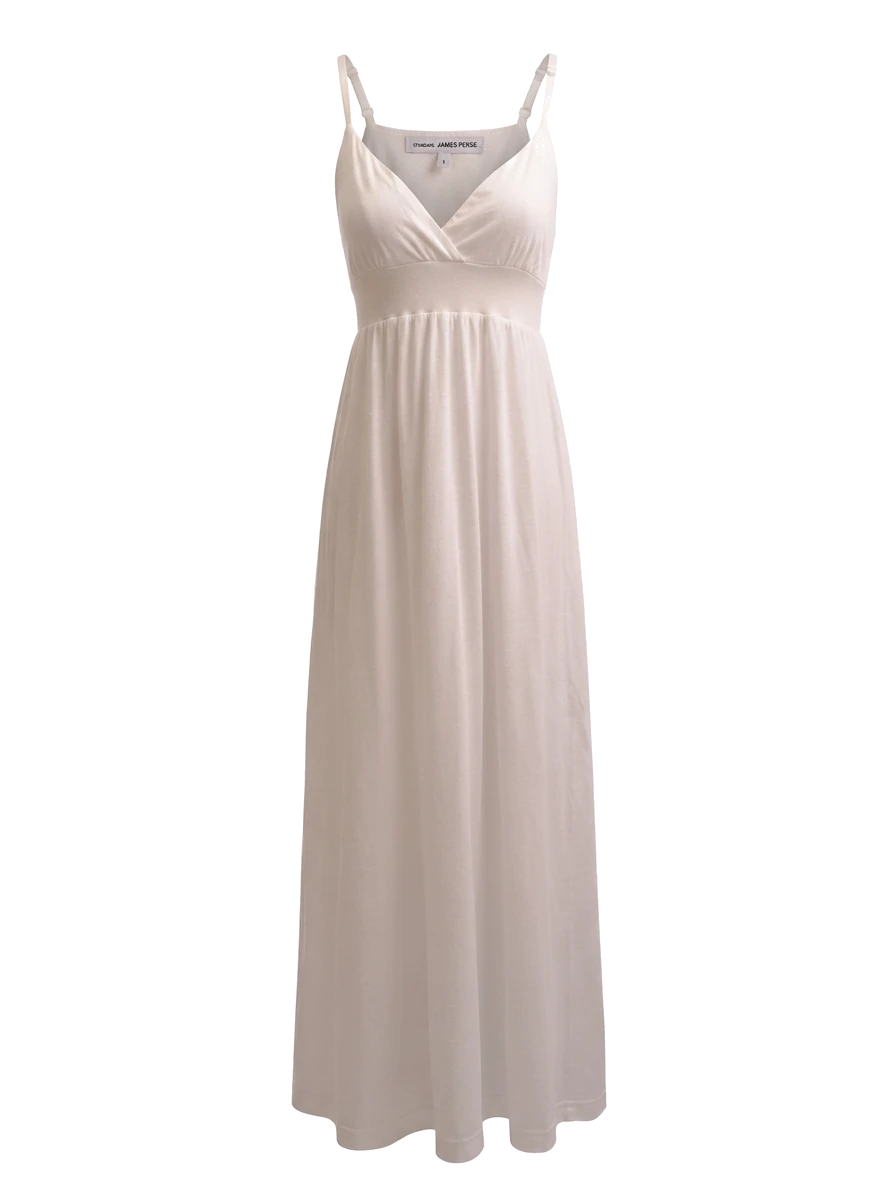Standard James Perse White Cotton Sleeveless Dress — 1