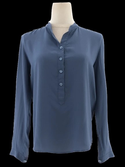 Stella McCartney Blue Silk Blouse — 1