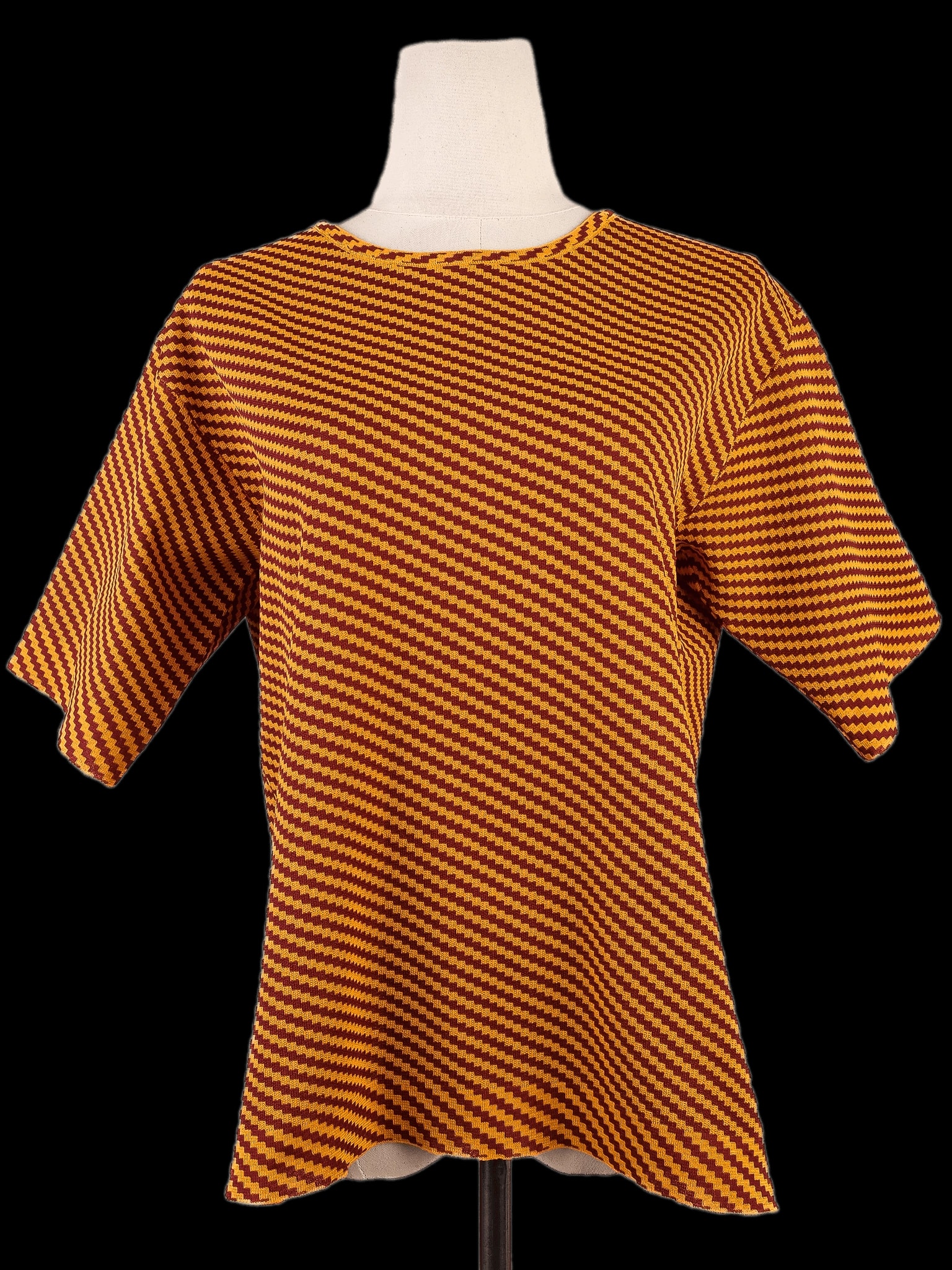 Dries Van Noten Orange Polyester T-Shirt — 2