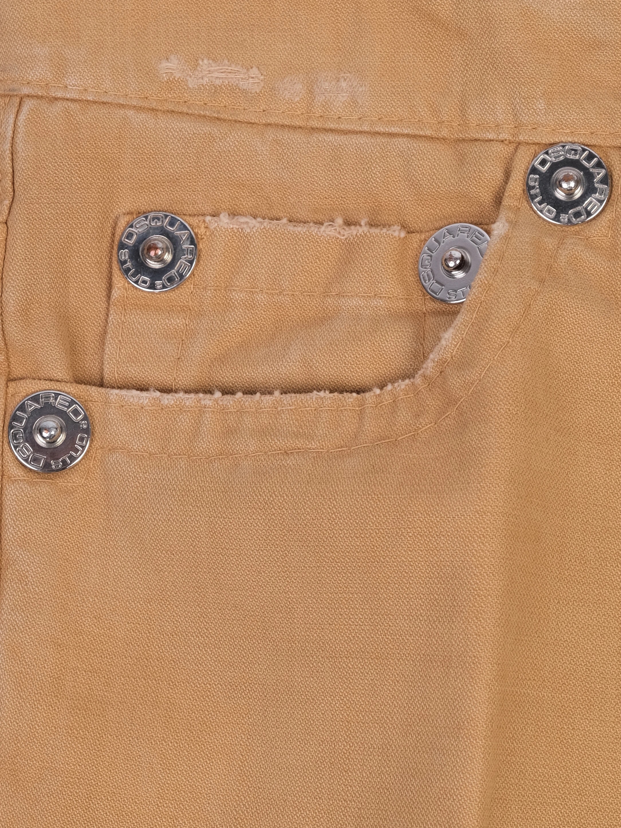 For all 7 mankind Orange Cotton Trousers — 2