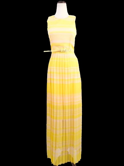 French Connection Yellow Polyester Cocktail Dress — 1