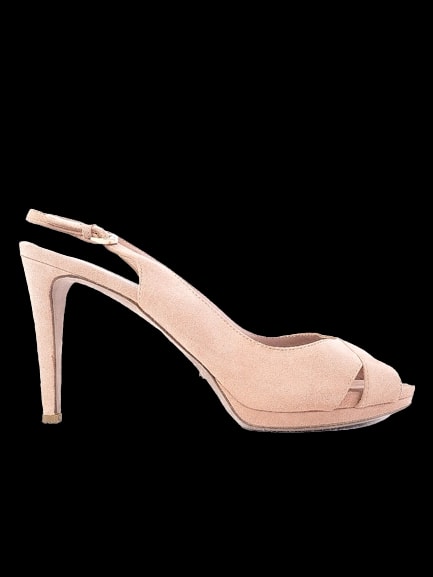 Sergio Rossi White Leather High Heel Sandals — 1