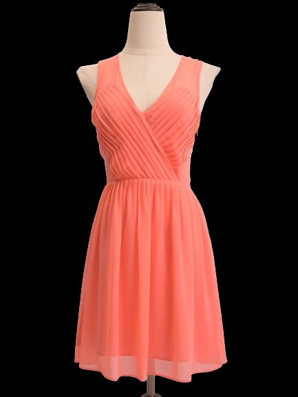 Armani Exchange Pink Silk Mini Dress — 1