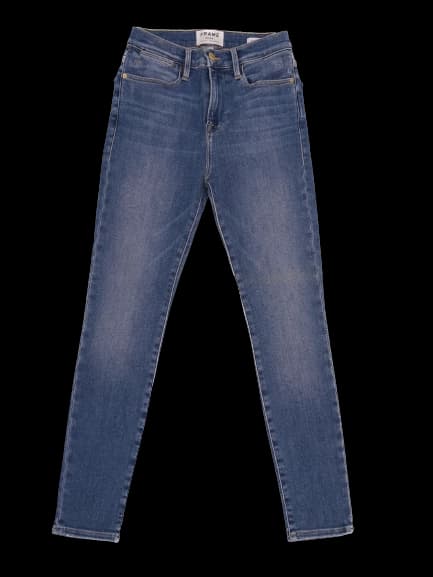 Frame Blue Cotton Tapered Jeans — photo 1