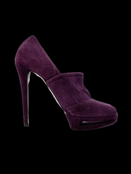 Lesilla Purple Leather High Heel Pumps — photo 1
