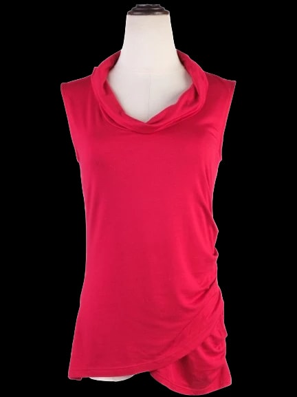 Elie Tahari Red Modal T-Shirt — 1