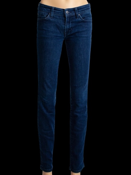 For all 7 mankind Blue Denim Skinny Jeans — 1