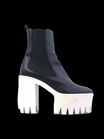 Stella McCartney Black Leather Boots — 1