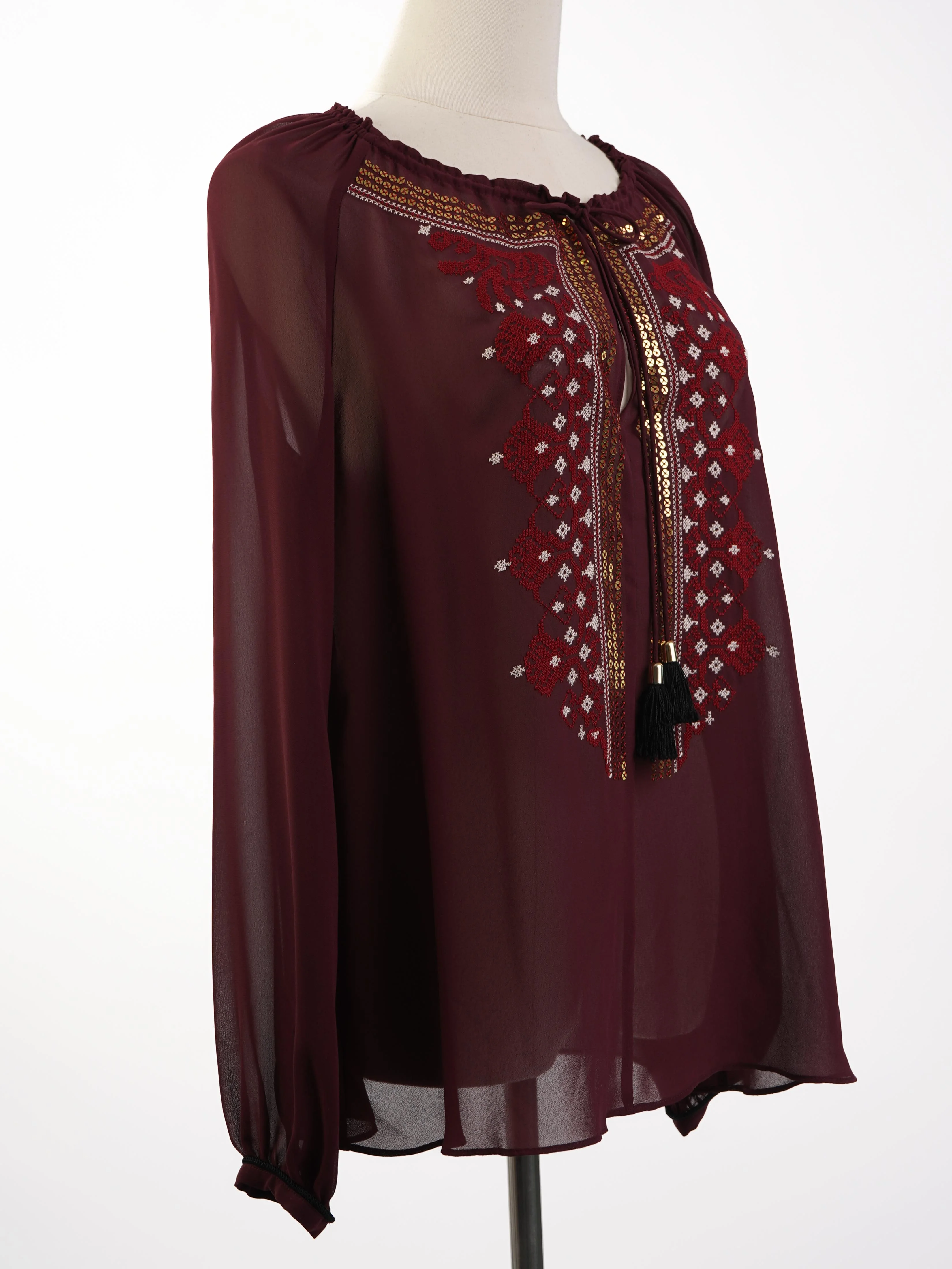 Altuzarra Red Cotton Blouse — 2