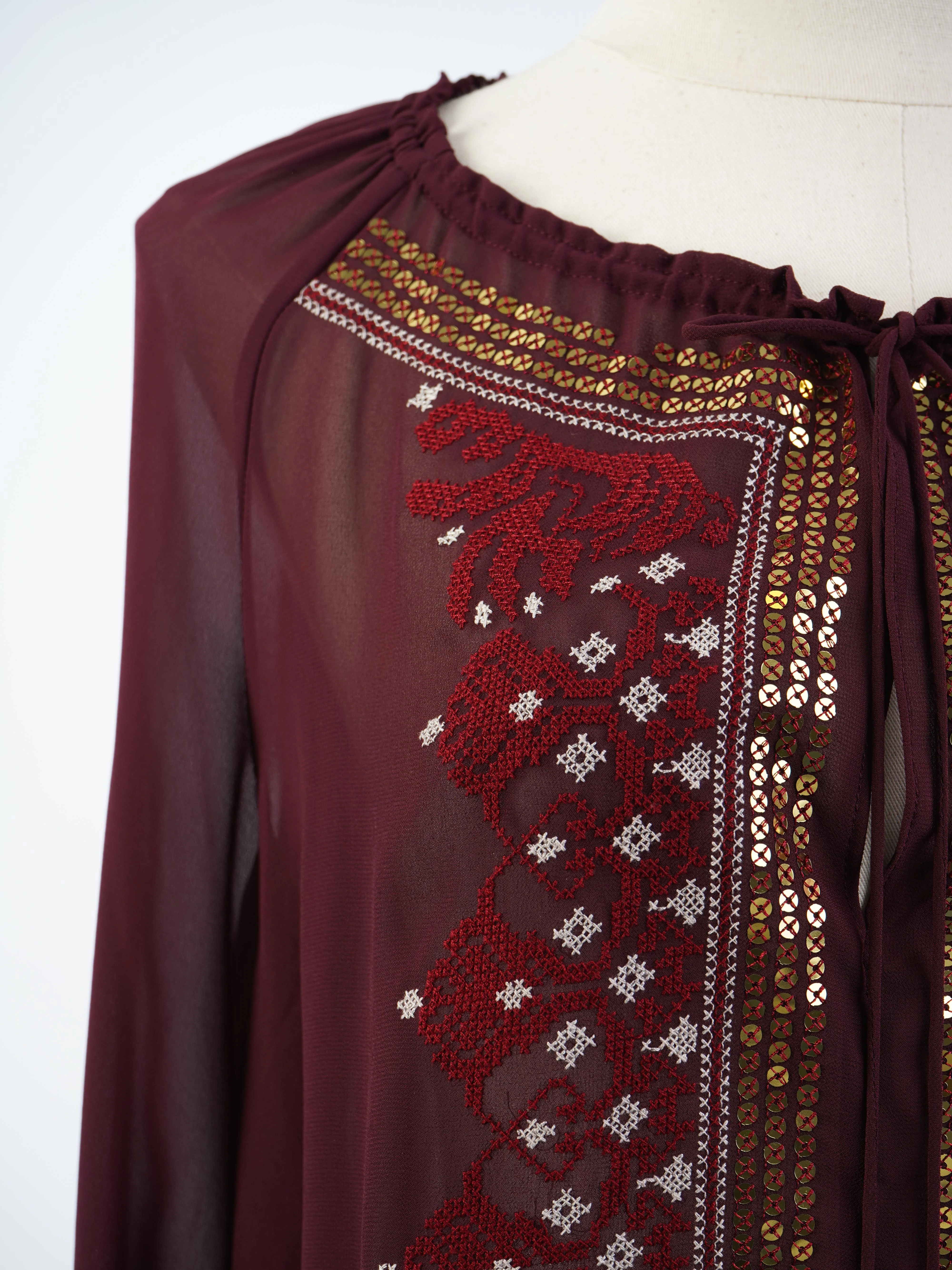 Altuzarra Red Cotton Blouse — 2