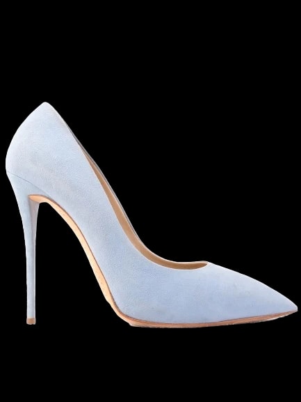 Giuseppe Zanotti Blue Leather Pumps — 1
