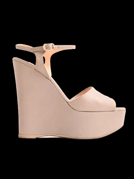 Ballin Gray Platform Sandals — 1