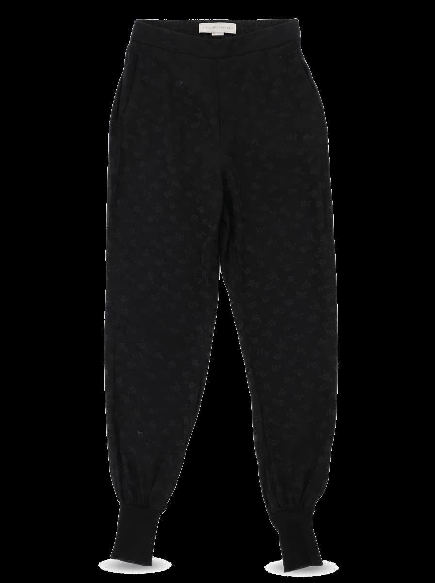 Stella McCartney Black Viscose Casual Trousers — photo 1