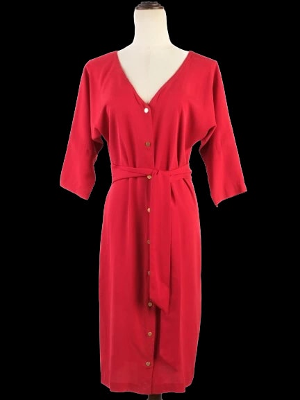 Diane von Furstenberg Red Silk Casual — 1