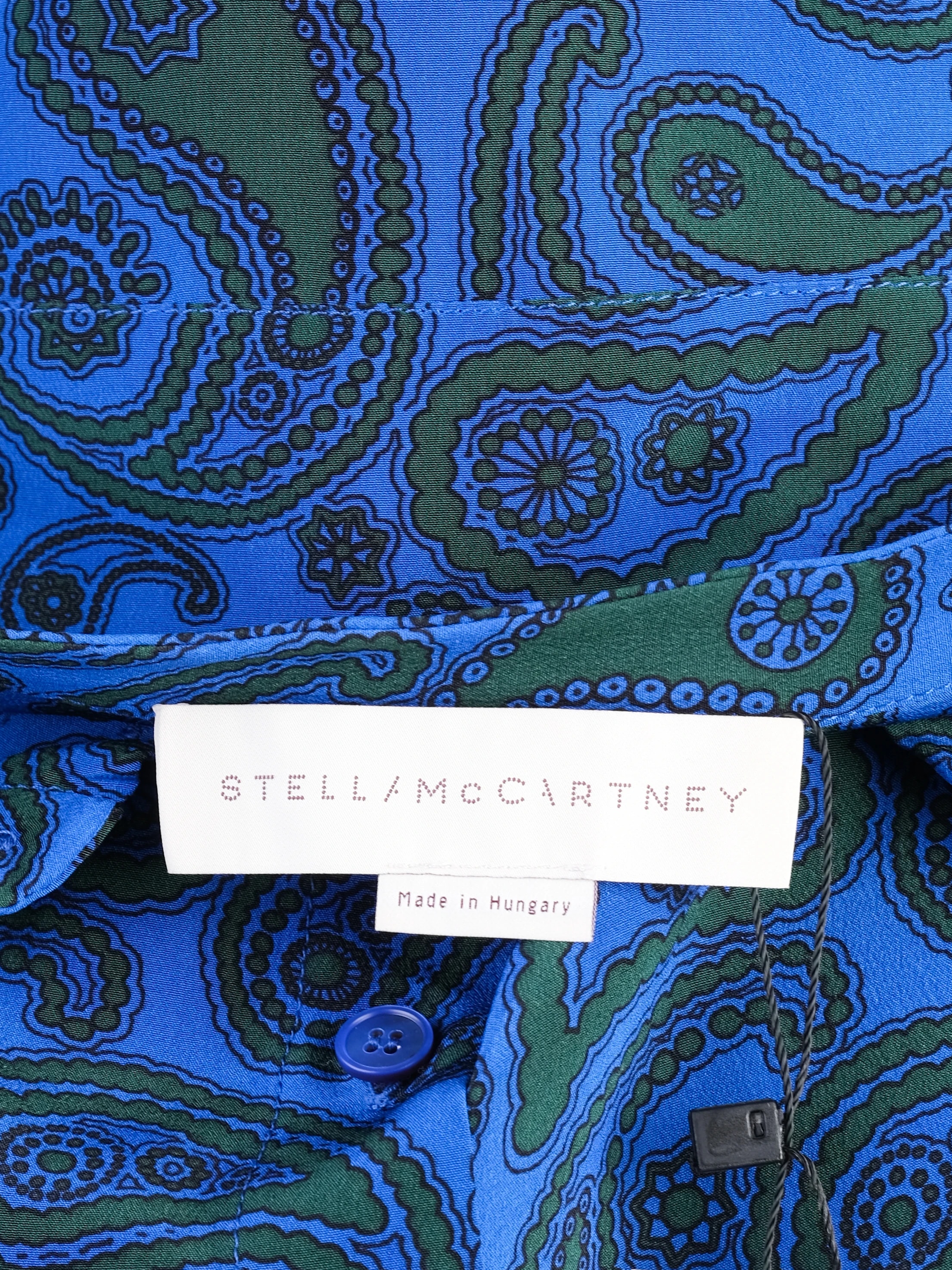 Stella McCartney Blue Silk Cardigan — 3