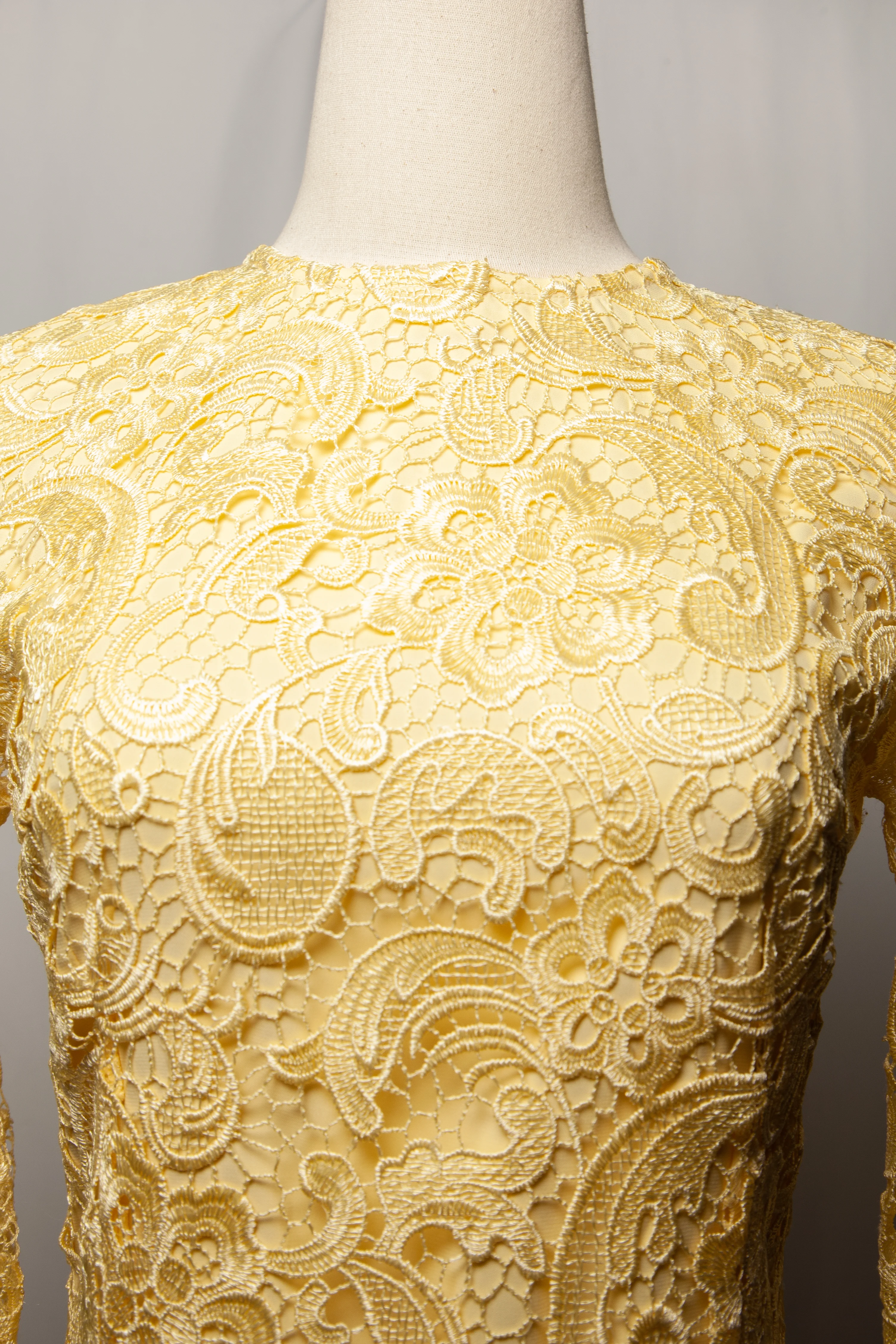 SLIR Yellow Polyester Dress — 2