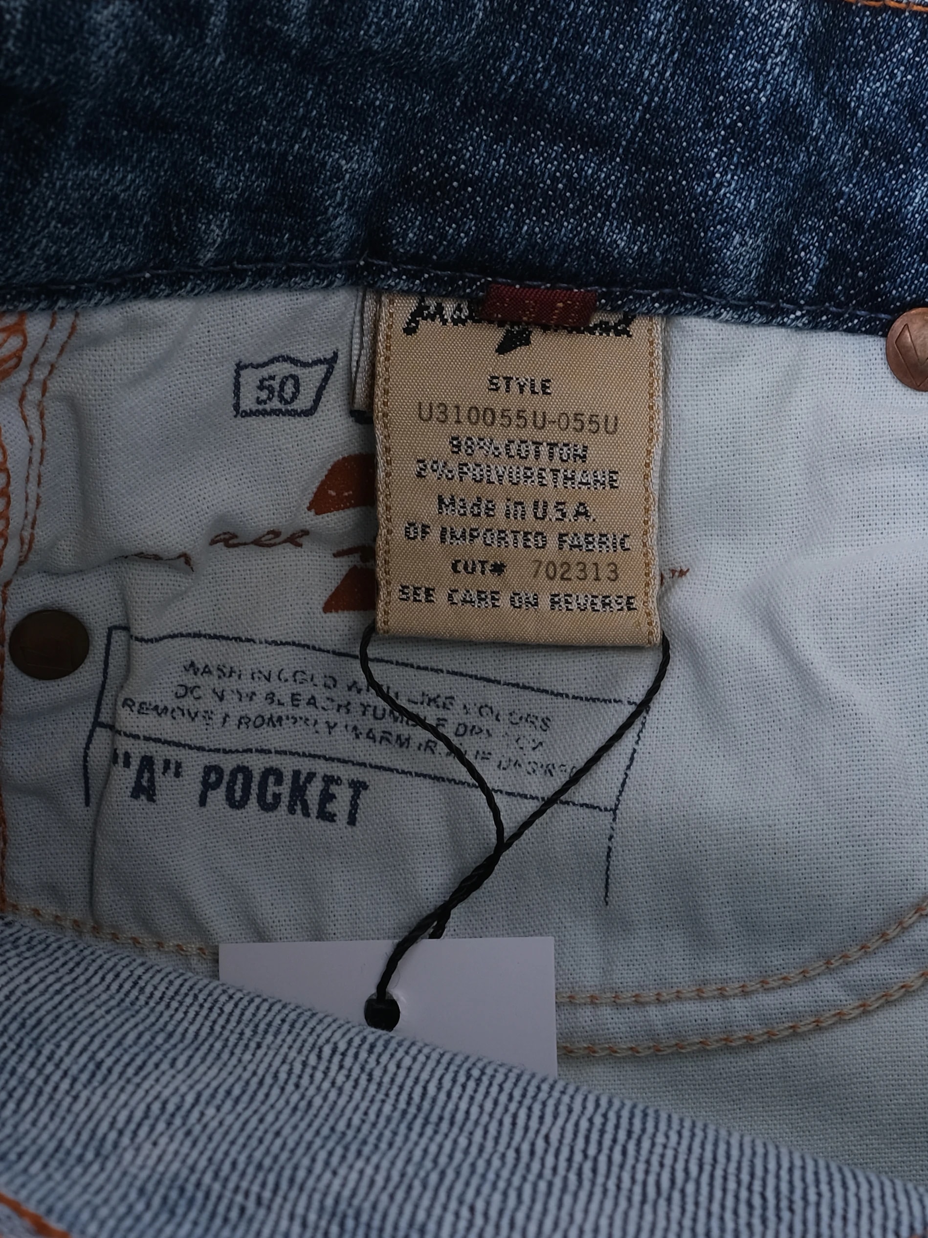 For all 7 mankind Blue Cotton Pencil Skirt — 2